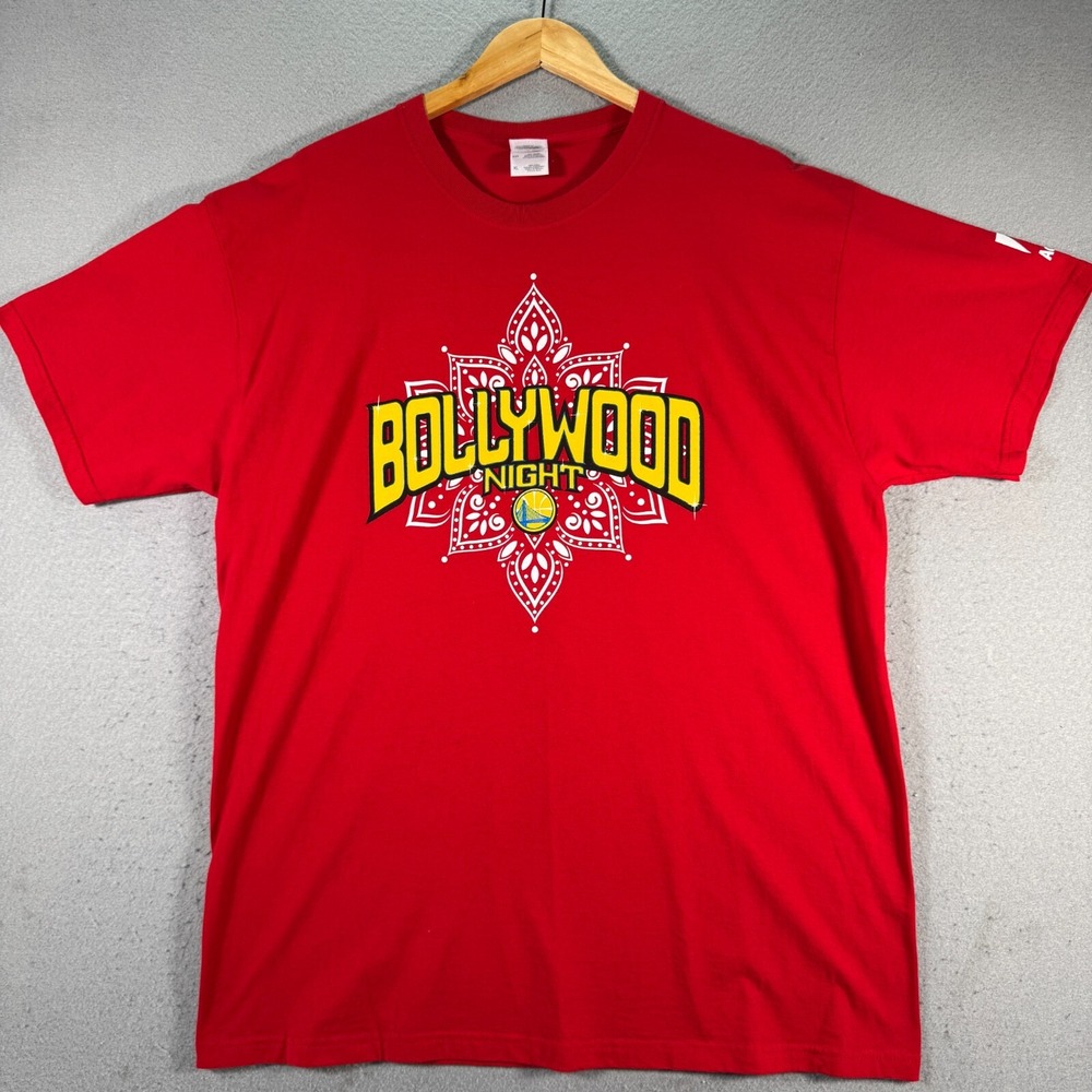 Golden State Warriors Bollywood Night Stadium Give Away T-Shirt Adult XL Red